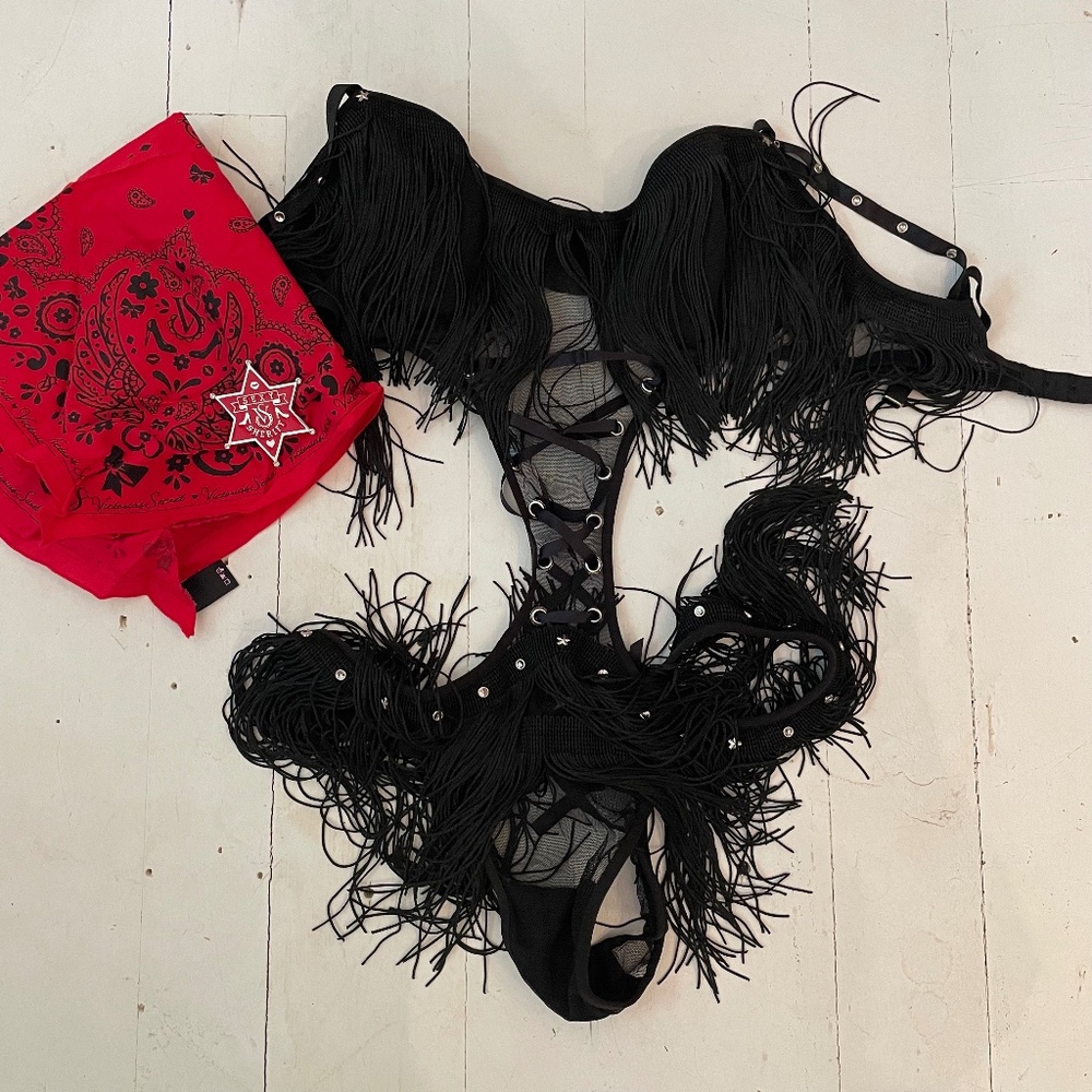 Victoria's Secret Sexy Sheriff Teddy Lingerie - 34C